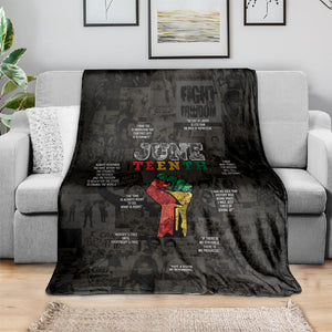 Juneteenth Black History Blanket Inspirational Quotes Collage