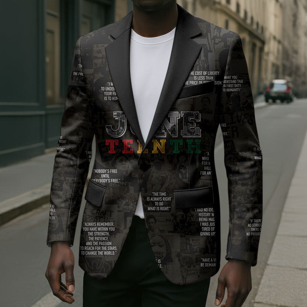 Juneteenth Black History Blazer Inspirational Quotes Collage