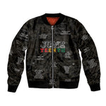 Juneteenth Black History Bomber Jacket Inspirational Quotes Collage
