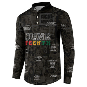 Juneteenth Black History Button Sweatshirt Inspirational Quotes Collage