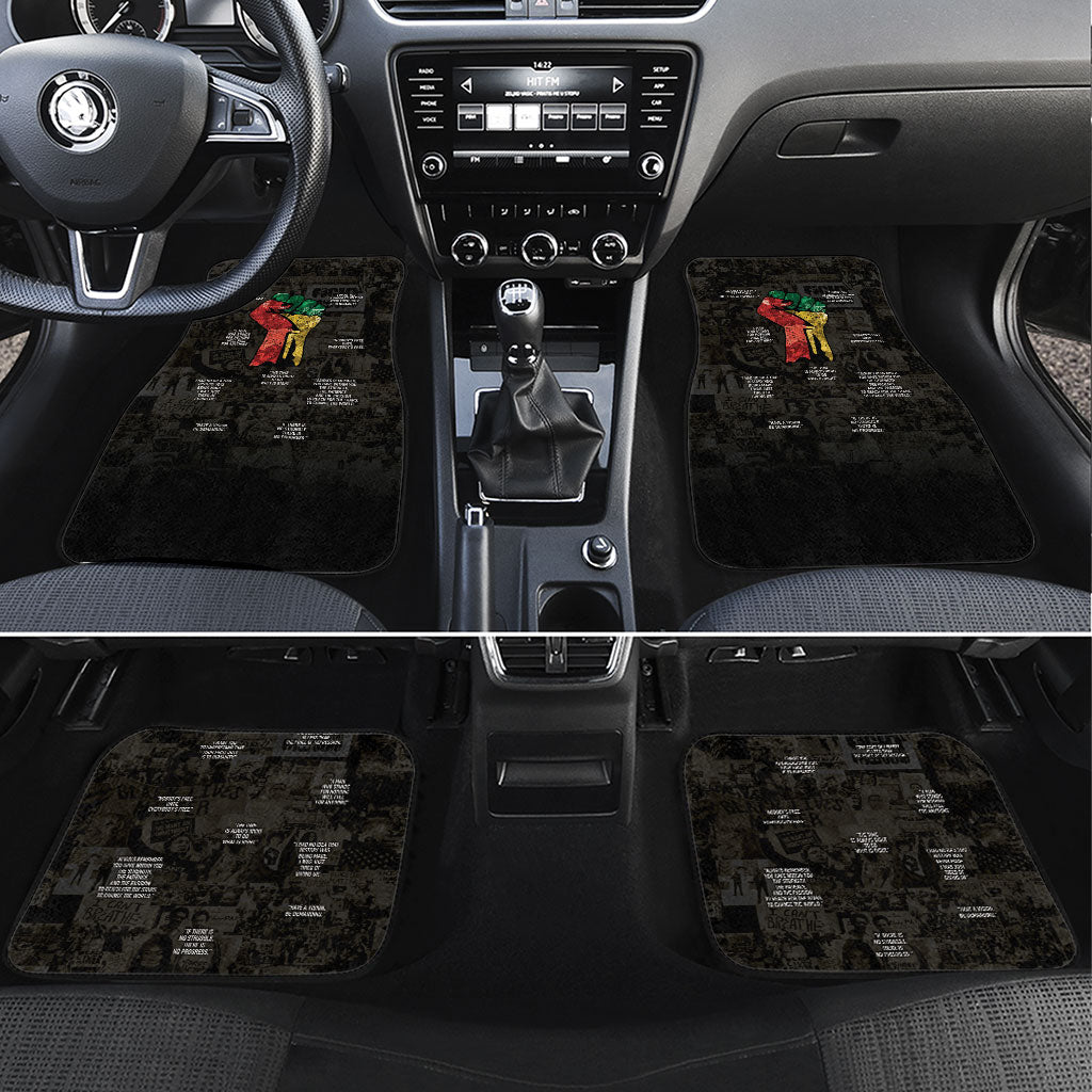Juneteenth Black History Car Mats Inspirational Quotes Collage
