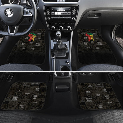 Juneteenth Black History Car Mats Inspirational Quotes Collage