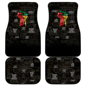 Juneteenth Black History Car Mats Inspirational Quotes Collage