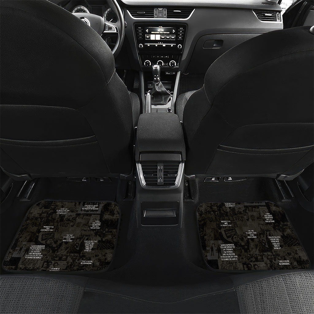 Juneteenth Black History Car Mats Inspirational Quotes Collage