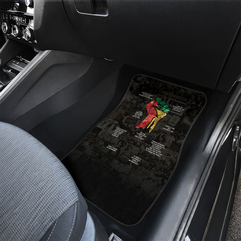 Juneteenth Black History Car Mats Inspirational Quotes Collage