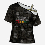 Juneteenth Black History Cross Shoulder Shirt Inspirational Quotes Collage