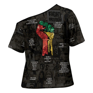 Juneteenth Black History Cross Shoulder Shirt Inspirational Quotes Collage
