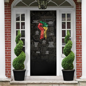 Juneteenth Black History Door Cover Inspirational Quotes Collage