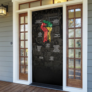 Juneteenth Black History Door Cover Inspirational Quotes Collage