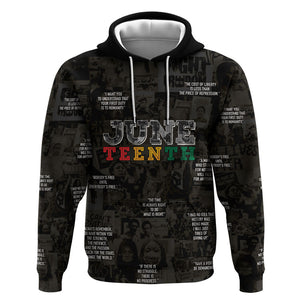Juneteenth Black History Hoodie Inspirational Quotes Collage