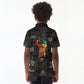 Juneteenth Black History Kid Polo Shirt Inspirational Quotes Collage