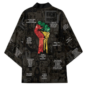 Juneteenth Black History Kimono Inspirational Quotes Collage
