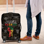 Juneteenth Black History Luggage Cover Inspirational Quotes Collage