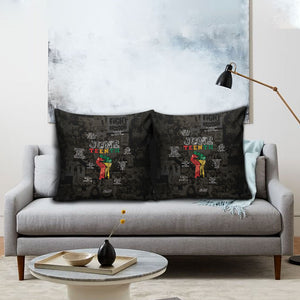 Juneteenth Black History Pillow Cover Inspirational Quotes Collage