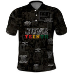 Juneteenth Black History Polo Shirt Inspirational Quotes Collage