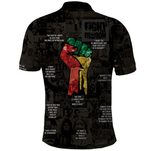 Juneteenth Black History Polo Shirt Inspirational Quotes Collage