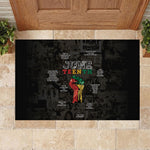 Juneteenth Black History Rubber Doormat Inspirational Quotes Collage