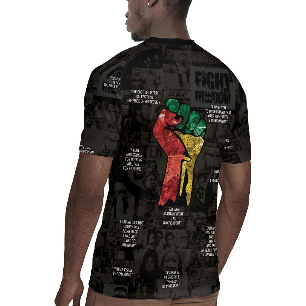 Juneteenth Black History Rugby Jersey Inspirational Quotes Collage