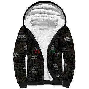 Juneteenth Black History Sherpa Hoodie Inspirational Quotes Collage