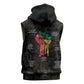 Juneteenth Black History Sleeveless Zip Hoodie Inspirational Quotes Collage