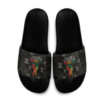 Juneteenth Black History Slide Sandals Inspirational Quotes Collage