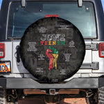 Juneteenth Black History Spare Tire Cover Inspirational Quotes Collage