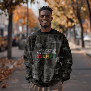 Juneteenth Black History Sweatshirt Inspirational Quotes Collage