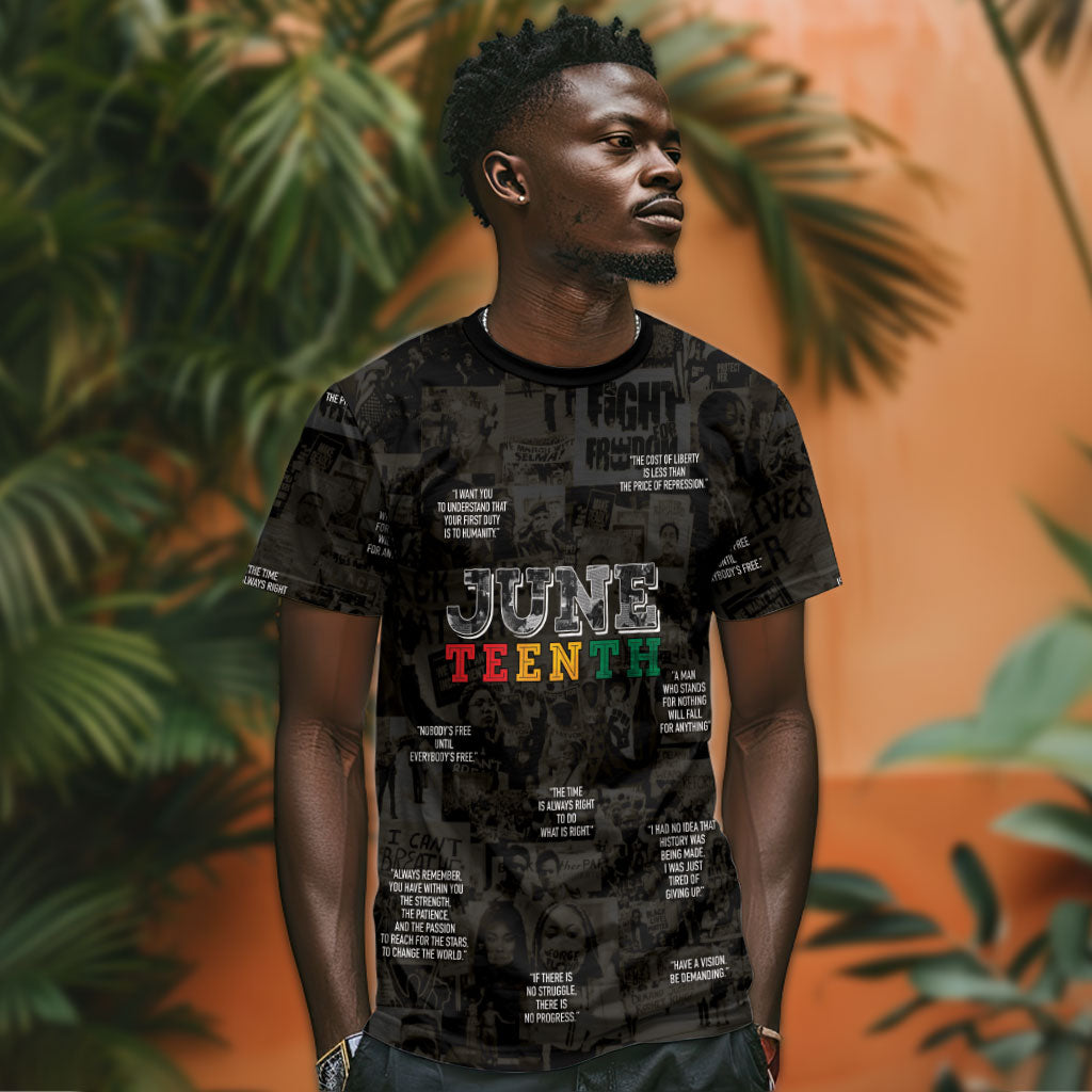 Juneteenth Black History T shirt Inspirational Quotes Collage