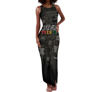 Juneteenth Black History Tank Maxi Dress Inspirational Quotes Collage