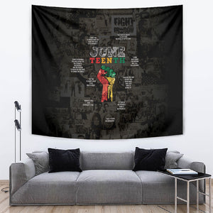 Juneteenth Black History Tapestry Inspirational Quotes Collage