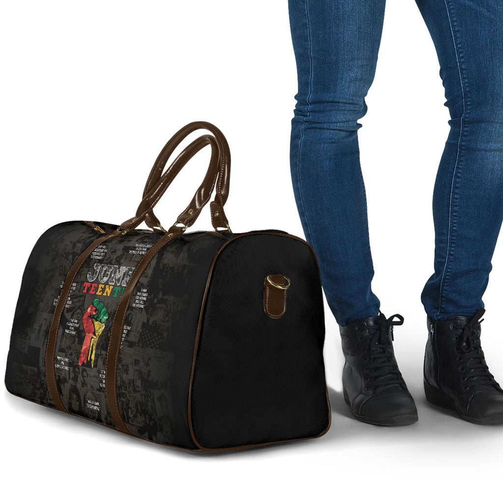 Juneteenth Black History Travel Bag Inspirational Quotes Collage