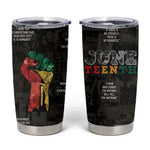Juneteenth Black History Tumbler Cup Inspirational Quotes Collage