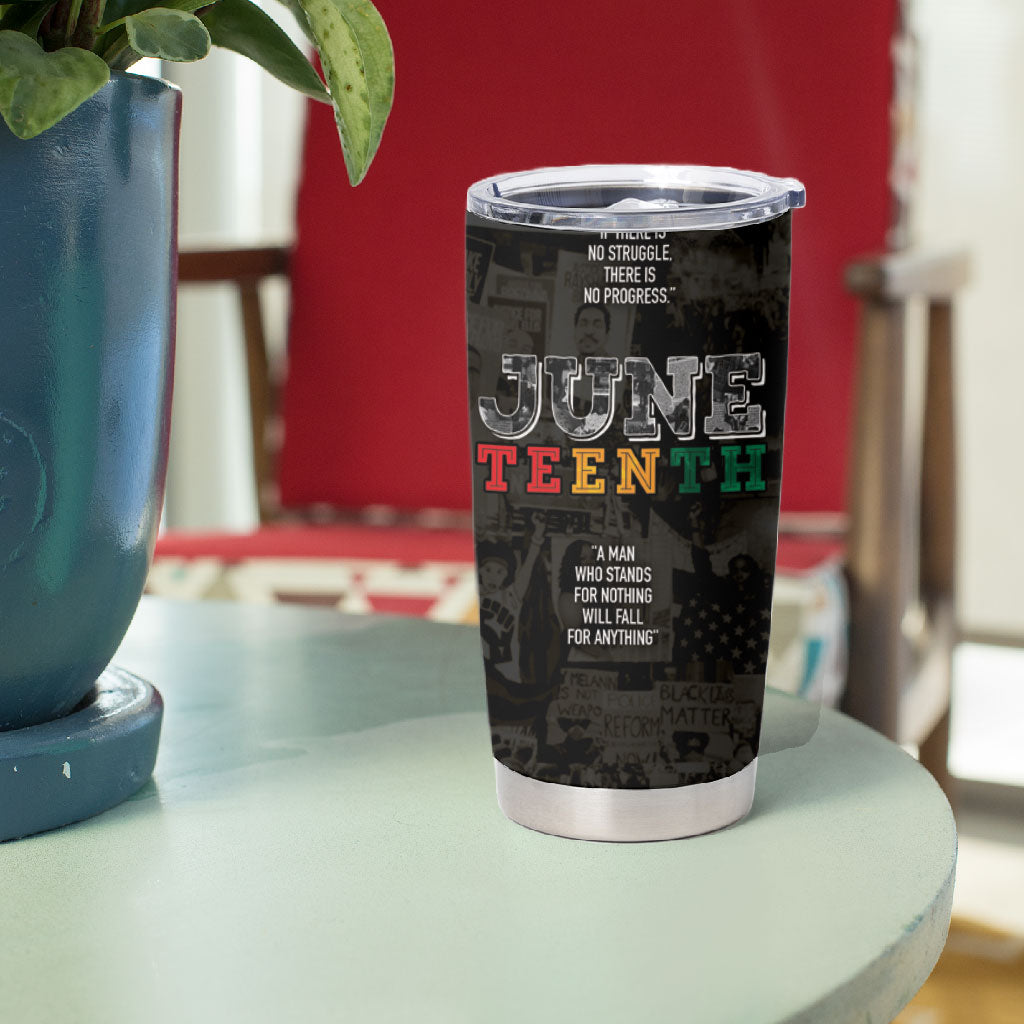 Juneteenth Black History Tumbler Cup Inspirational Quotes Collage