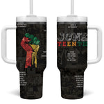 Juneteenth Black History Tumbler With Handle Inspirational Quotes Collage