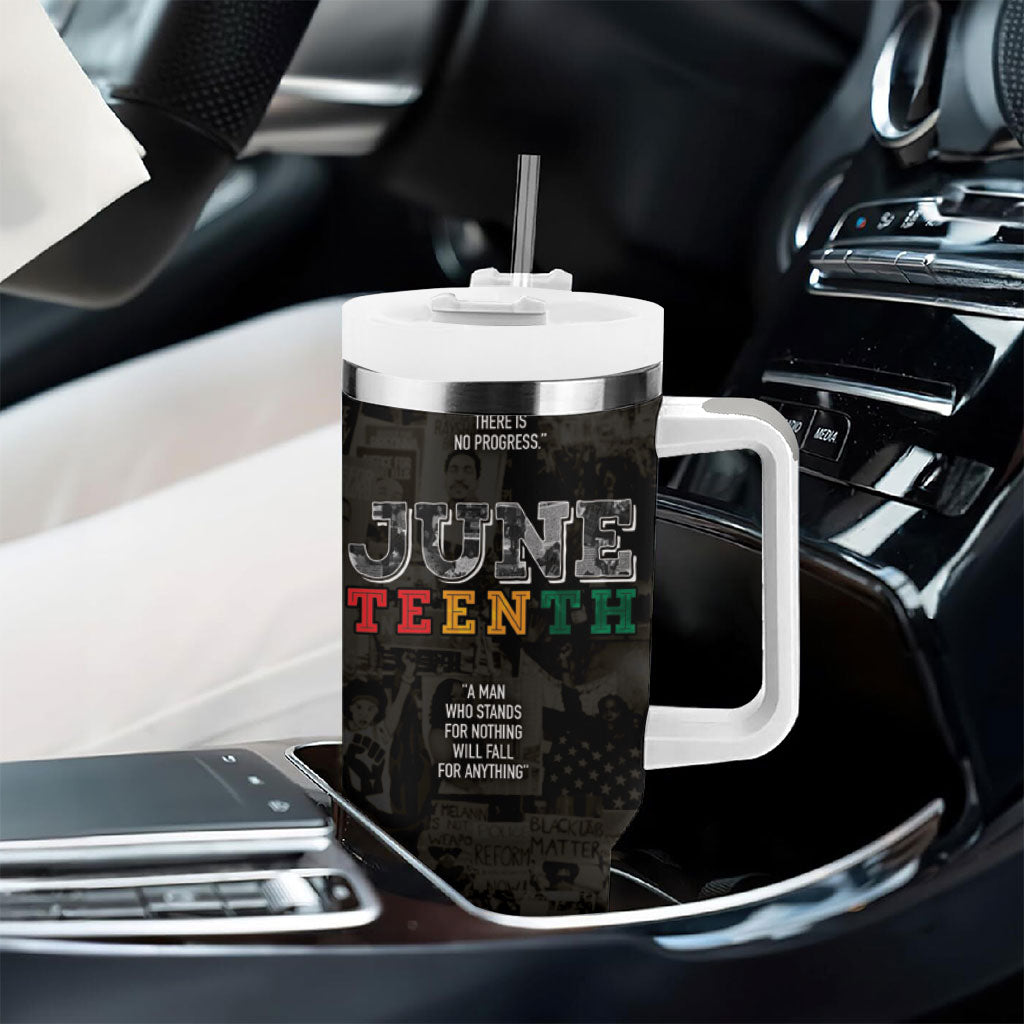 Juneteenth Black History Tumbler With Handle Inspirational Quotes Collage