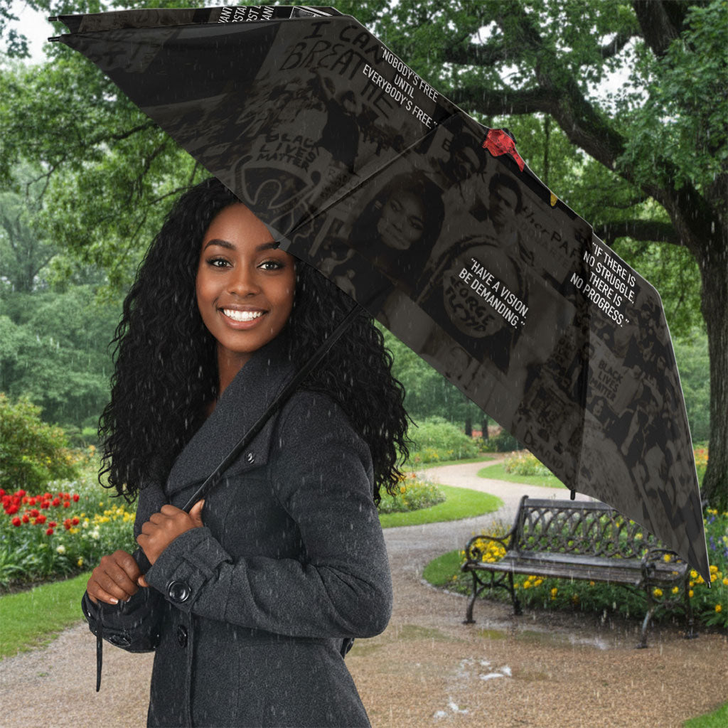 Juneteenth Black History Umbrella Inspirational Quotes Collage