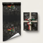 Juneteenth Black History Wrapping Paper Inspirational Quotes Collage