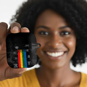 Juneteenth 2026 Black History AirPods Case Freedom Quotes Collage