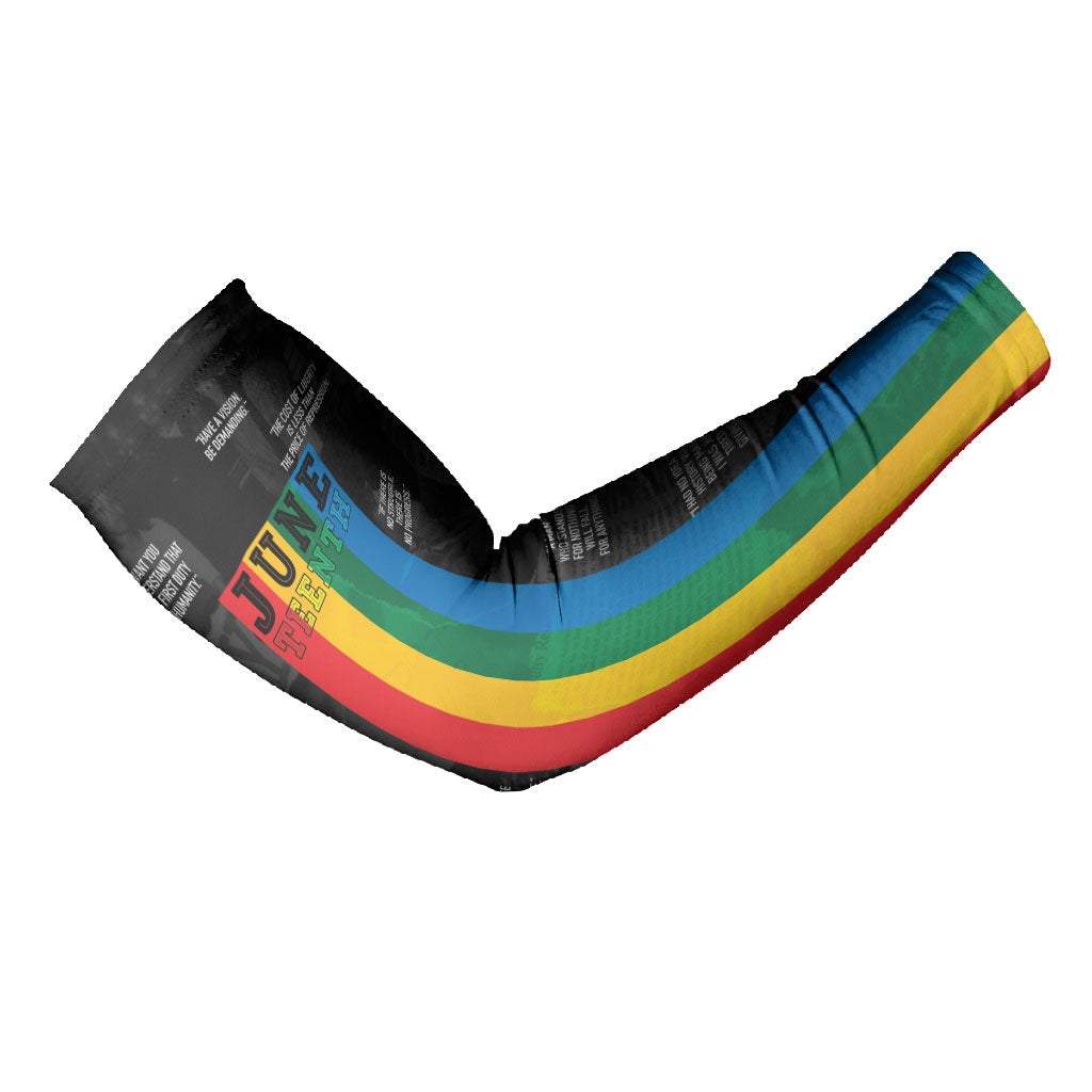 Juneteenth 2026 Black History Arm Sleeves Freedom Quotes Collage