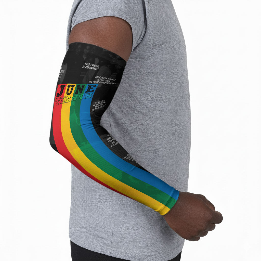 Juneteenth 2026 Black History Arm Sleeves Freedom Quotes Collage