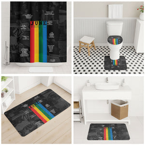 Juneteenth 2026 Black History Bathroom Set Freedom Quotes Collage