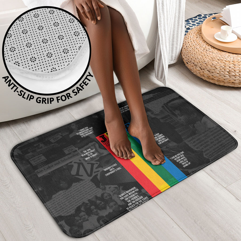 Juneteenth 2026 Black History Bathroom Set Freedom Quotes Collage