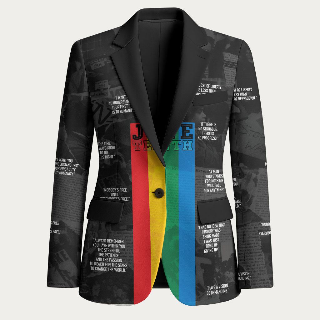 Juneteenth 2026 Black History Blazer Freedom Quotes Collage
