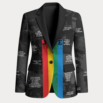 Juneteenth 2026 Black History Blazer Freedom Quotes Collage