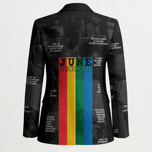 Juneteenth 2026 Black History Blazer Freedom Quotes Collage