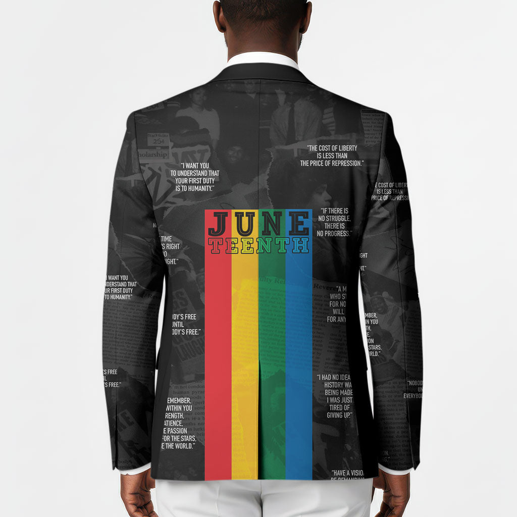 Juneteenth 2026 Black History Blazer Freedom Quotes Collage