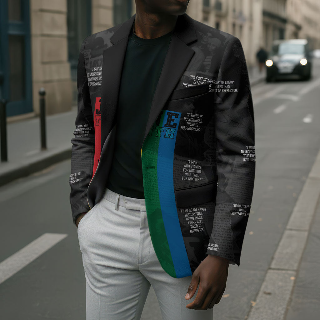 Juneteenth 2026 Black History Blazer Freedom Quotes Collage