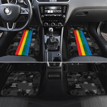 Juneteenth 2026 Black History Car Mats Freedom Quotes Collage
