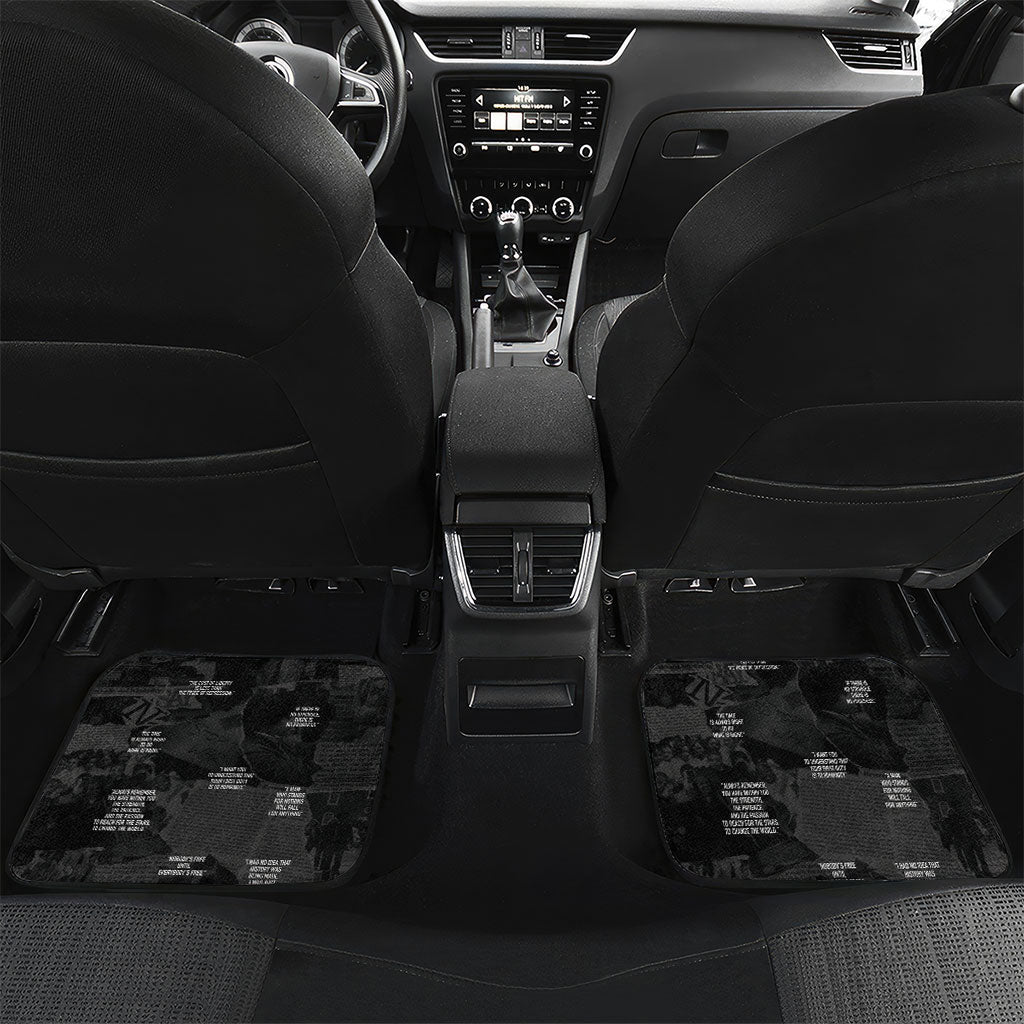 Juneteenth 2026 Black History Car Mats Freedom Quotes Collage