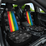 Juneteenth 2026 Black History Car Seat Cover Freedom Quotes Collage